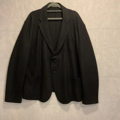 Giorgio Armani Collezioni Men’s Sport Jacket Blended Cashmere  UnstructuredBlack - Image 1 of 4