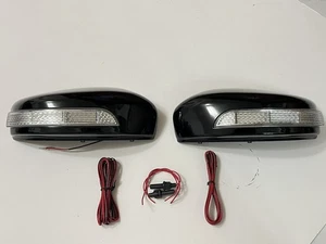 Glossy Black Side Mirror Cover W/LED Light FOR '2010~on INFINITI G37 4D,2D  - Picture 1 of 6