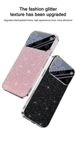 Modische zarte robuste Glitzer galvanisierte Hülle für Apple iPhone 17 Pro Max - Bild 1 von 17