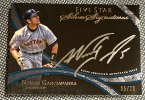 Nomar Garciaparra🔥2014 Topps Five Star Silver Signatures AUTO 5/20 His Uni # 5 - Bild 1 von 2