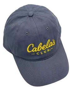Cappello da baseball regolabile Cabela's Club grigio con logo ricamato giallo - Foto 1 di 7