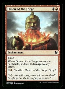 MTG Theros Beyond Death Omen of the Forge Foil 145/254 NM/MT  - Picture 1 of 1