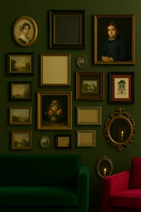 Curated Vintage Frame Set | Ornate Gallery Wall Picture Frames Mystery Gift - Picture 1 of 17