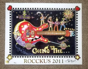 Better than Ezra "Rocckus 2011" Jamie Hayes  SIGNED print New Orleans Mardi Gras - Picture 1 of 1