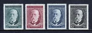 CHECOSLOVAQUIA — SCOTT 175-178 — JUEGO MASARYK 1930 — MNH — SCV $35 - Imagen 1 de 2