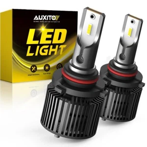 2Pcs AUXITO HB3 9005 LED Headlights Kit High Beam Bulbs Super Bright White 6000K - Picture 1 of 12