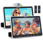 2X 10.1" HD Car Headrest DVD Player for Kids Sync Screen AV Out & in USB SD HDMI