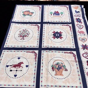 Quilt Block Fabric 35” By 58” - Picture 1 of 9