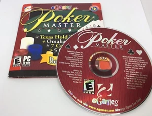 Poker Master EGames PC CD Texas Hold Em Omaha Hi Windows/Mac 2004 - Picture 1 of 6