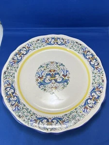 Vintage Set Of 2 Meridiana Ceramiche Italy Dinner Plates - Picture 1 of 7