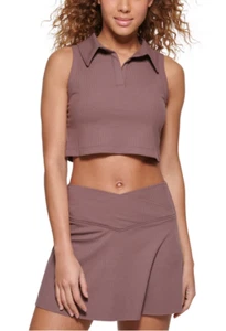 Camiseta sin mangas Polo recortada Calvin Klein Perfomance Terre talla M 3595 - Imagen 1 de 1