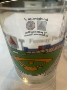 Vintage Fenway Park Citgo 50 Year Commemorative Glass - Picture 1 of 4