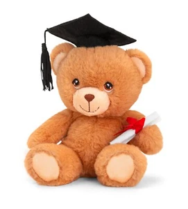 Juguetes de quilla Keeleco oso de graduación 15 cm juguete suave ecológico peluche regalo - Imagen 1 de 3