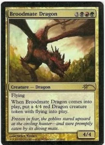 Magic the Gathering card 2009 Broodmate Dragon FOIL - Picture 1 of 1