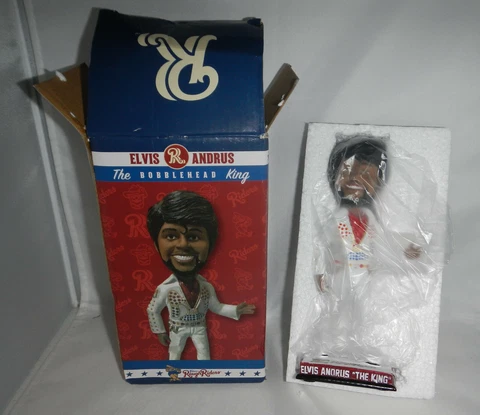 Frisco RoughRiders Minor League Baseball MiLB Elvis Androus The King Bobblehead Cover