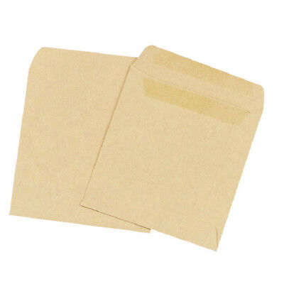 Small Brown Plain Envelopes - Self Seal - Money Wage Pay Seeds • 3.98£
