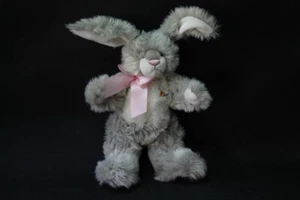 Clemens Rabbit Plush Stuffed Animal 55cm Gray Vintage Collector - Picture 1 of 11