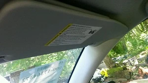 saab 9-5 2002-2009  passenger's side sun visor off white/tan/black 95 - Picture 1 of 3