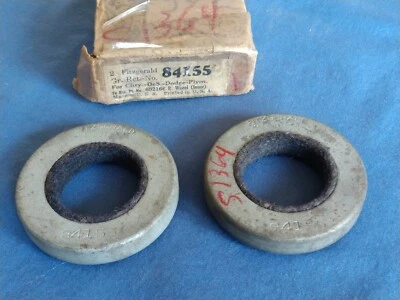 Mopar Rear Wheel Inner Seals 1931-35 Fitzgerald # 84155 602166 C D P DeSoto USA - Image 1 of 4