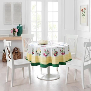 Elrene Home Fashions Villeroy & Boch French Garden round Tablecloth, Tablecloth - Picture 1 of 12