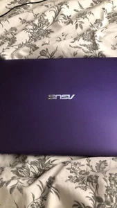 Purple Asus Laptop- Working - Picture 1 of 10