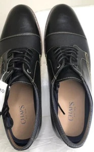 MEN'S Chaps DAY WEAR Casual Dress Preppy SHOES BLACK NIB Sz 13 - Picture 1 of 5