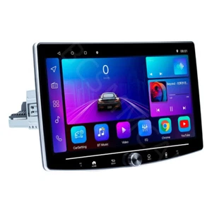 Stereo Car Radio Single DIN 10in GPS Touch Screen Carplay Android Auto Wifi/FM - Picture 1 of 23