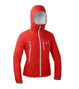 NWT Eddie Bauer Womens First Ascent BC MicroTherm 2.0 StormDown Jacket Lava - Picture 1 of 12