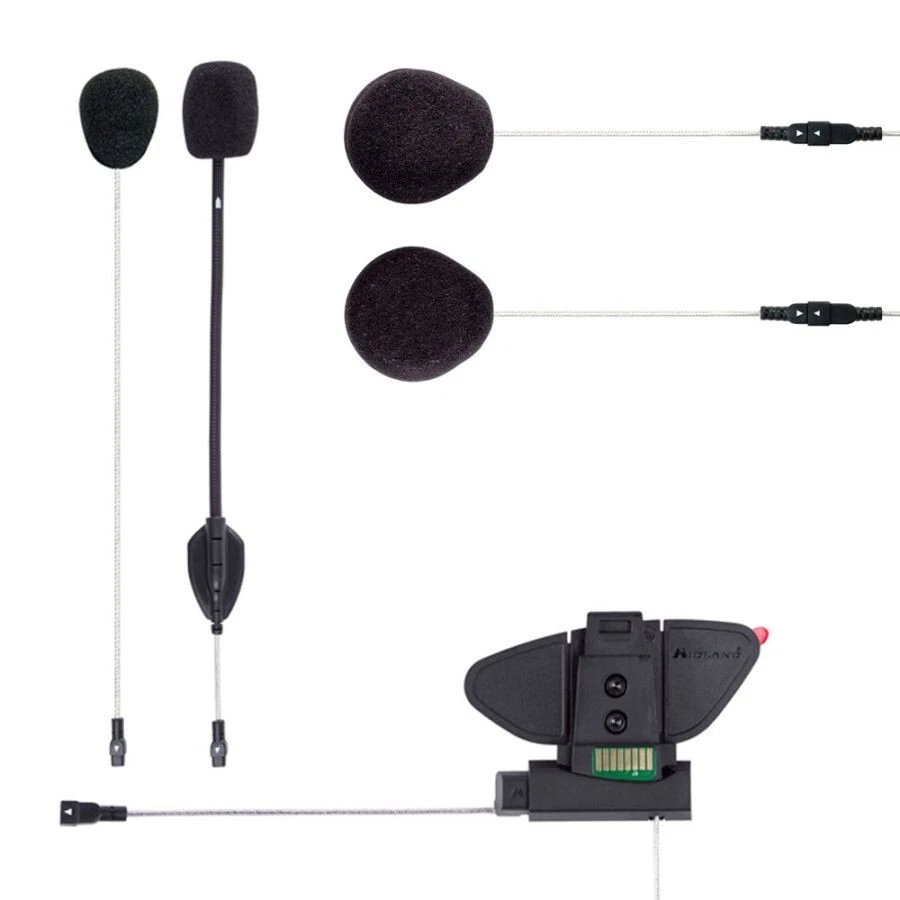 Midland - BT Pro Audio Kit Cablaggio Secondo Casco, Accessorio Interfono Moto, A - Immagine 1 di 1