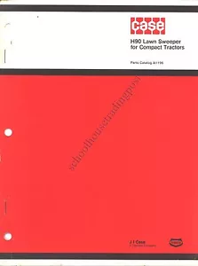 Original CASE Parts Catalog A1196 H90 Lawn Sweeper For Compact Tractors 1976 - Picture 1 of 1