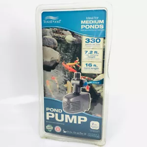Pompa per laghetto Total Pond 330 GPH 3/4" tubo laghetto medio 330GPH nuova con scatola spedizione gratuita! - Foto 1 di 8