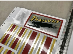 Manco TRAIL CAT STRIPE KIT mini bike minibike decal sticker wards gilson - Picture 1 of 5