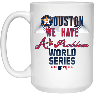 世界系列 2021 年冠军亚特兰大勇士队 v4 白色 15 盎司陶瓷咖啡马克杯 — 第 1/3 张图片