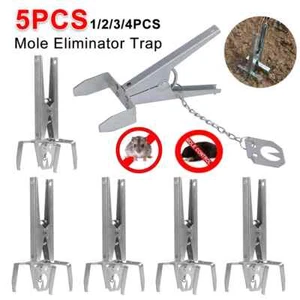 Professional Reusable Mole Traps Scissor Jaw Gopher Clip Repeller Field Garden - Picture 1 of 22