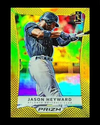 1er AÑO - 2012 Panini Prizm Gold/10 - Prizm Gold #02/10 - Jason Heyward #11 Foto 1 de 4