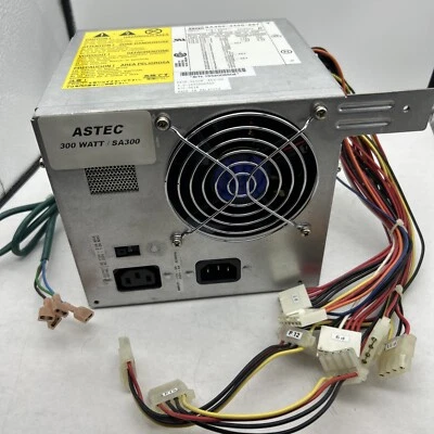ASTEC 300W AT Power Supply SA300-3400-961 Tower Case / Desktop PC IBM PS 486 386 - Image 1 of 4
