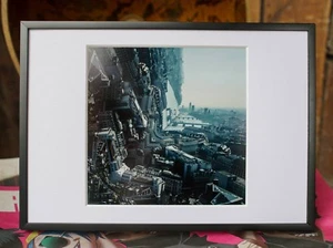 A4 Print - London Bridges - Aerial Drone Photography - Illusion - the Thames - Picture 1 of 3