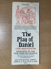 RARE 1960 The Play Of Daniel 12th Century Musical Programme Westminster Abbey