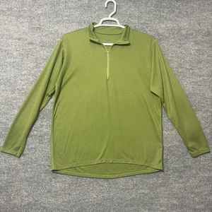 Camicia uomo Marmot 1/4 zip taglia XL verde strato base escursionismo trail outdoor elasticizzata - Foto 1 di 7