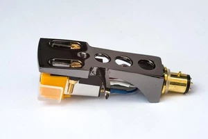 Cuffia placcata in titanio, supporto, cartuccia e stilo, ago per Technics... - Foto 1 di 3
