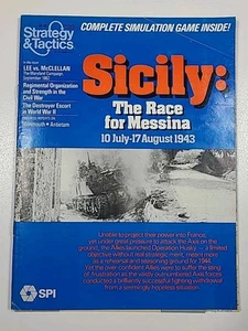 Strategy & Tactics #89 Sicily: The Race for Messina 1981 nuevo completo sin perforar - Imagen 1 de 5
