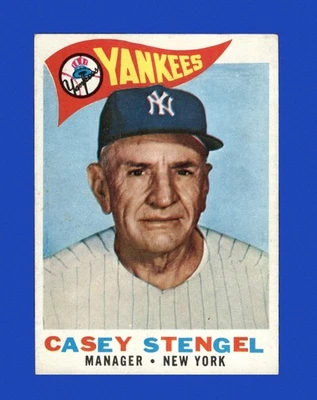 1960 Topps Set-Break #227 Casey Stengel Mg VG-VGEX *GMCARDS* - Imagem 1 de 2