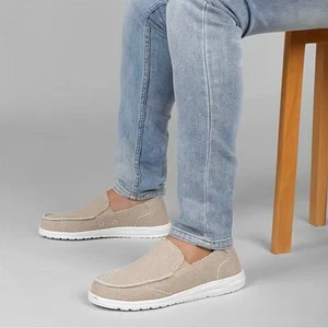 Herren Canvas Bequem Leicht Slipper Halbschuh Schuhe Größe 9 - Bild 1 von 12