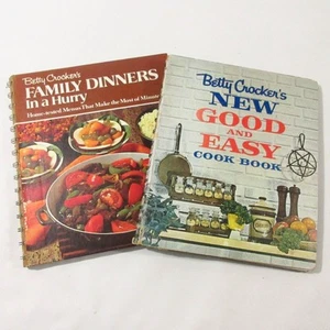 Betty Crocker Vintage Kochbuch 1. Posten gutes einfaches Kochbuch Familienessen beeilen Sie sich - Bild 1 von 16