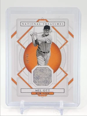 БЕЙСБОЛЬНАЯ НАШИВКА MEL OTT 2021 NATIONAL TREASURES НЬЮ-ЙОРК /49 Q5981 - Изображение 1 из 2