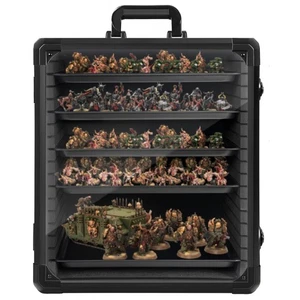 WELIDAY Miniatures Storage Case Miniatures Transport Case Aluminum Alloy Frame - Picture 1 of 8