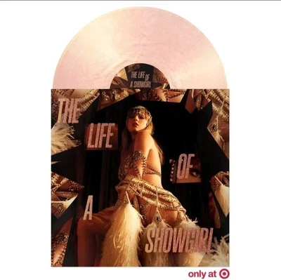 Taylor Swift The Life Of A Showgirl Pink Shimmer Vinyl Target Exclusive *SEALED* - Image 1 of 4