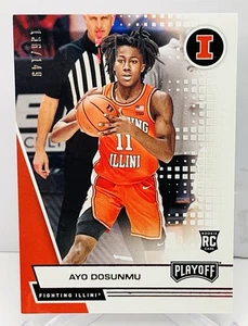 2021 Panini Playoff Draft Picks Tribute Ayo Dosunmu #/149 Rookie Card RC - Bild 1 von 2