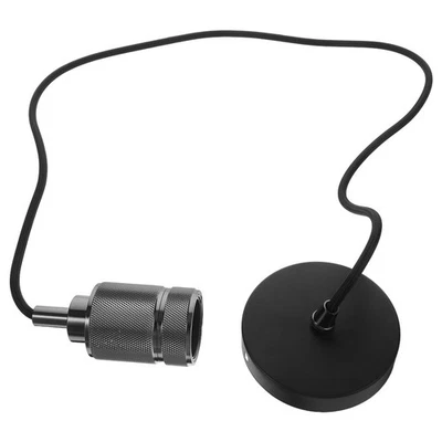  Retro Decorative Lighting Fixtures Black Metal Pendant Lamp Socket - Image 1 of 4