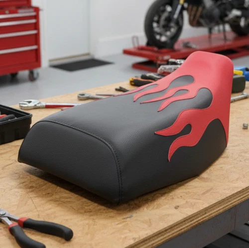 Cubierta de asiento Honda Foreman 400 450 para modelos 1997 a 2004 cubierta de asiento color negro Foto 1 de 1